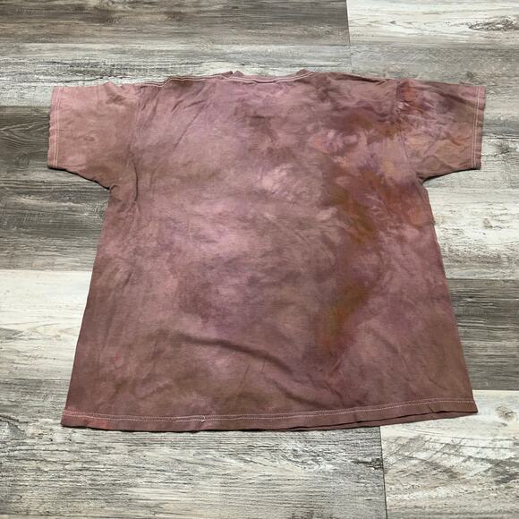 Vintage 90s Jeep Earth Tone Tie Dye Fruit‎ Of The Loom Mens XL Graphic T-Shirt - Picture 3 of 11